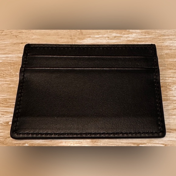 Gucci Black and Gold Card Holder - Picture 2 of 3